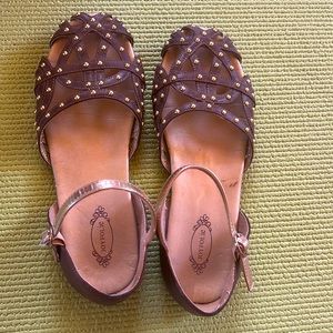 Joyfolie Brooklyn studded sandals. Size youth 4.